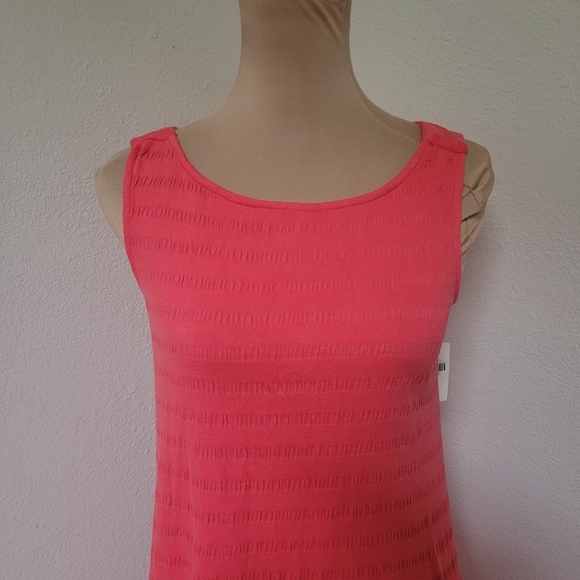 By Anthropologie Coral Open Back Dress NEW - Picture 4 of 7